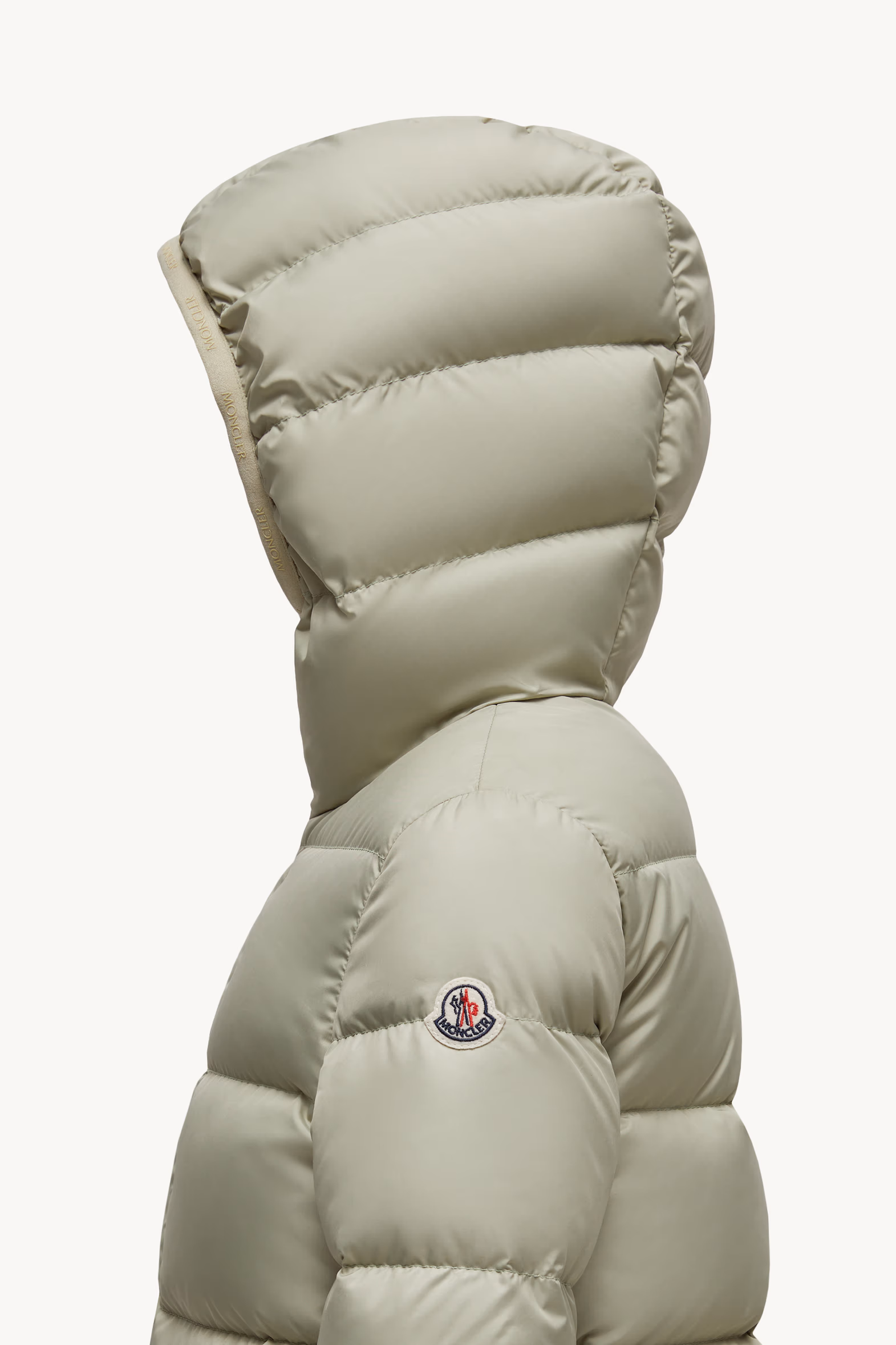 Beulah Hooded Down Jacket Girl Light Green Moncler 3